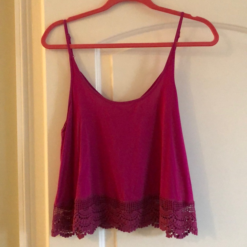 Pink tank top